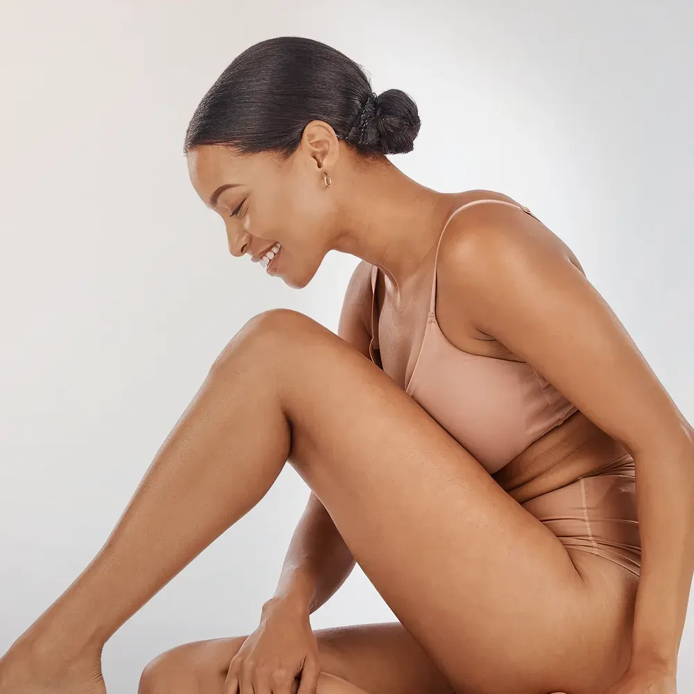 Smooth skin after laser hair removal